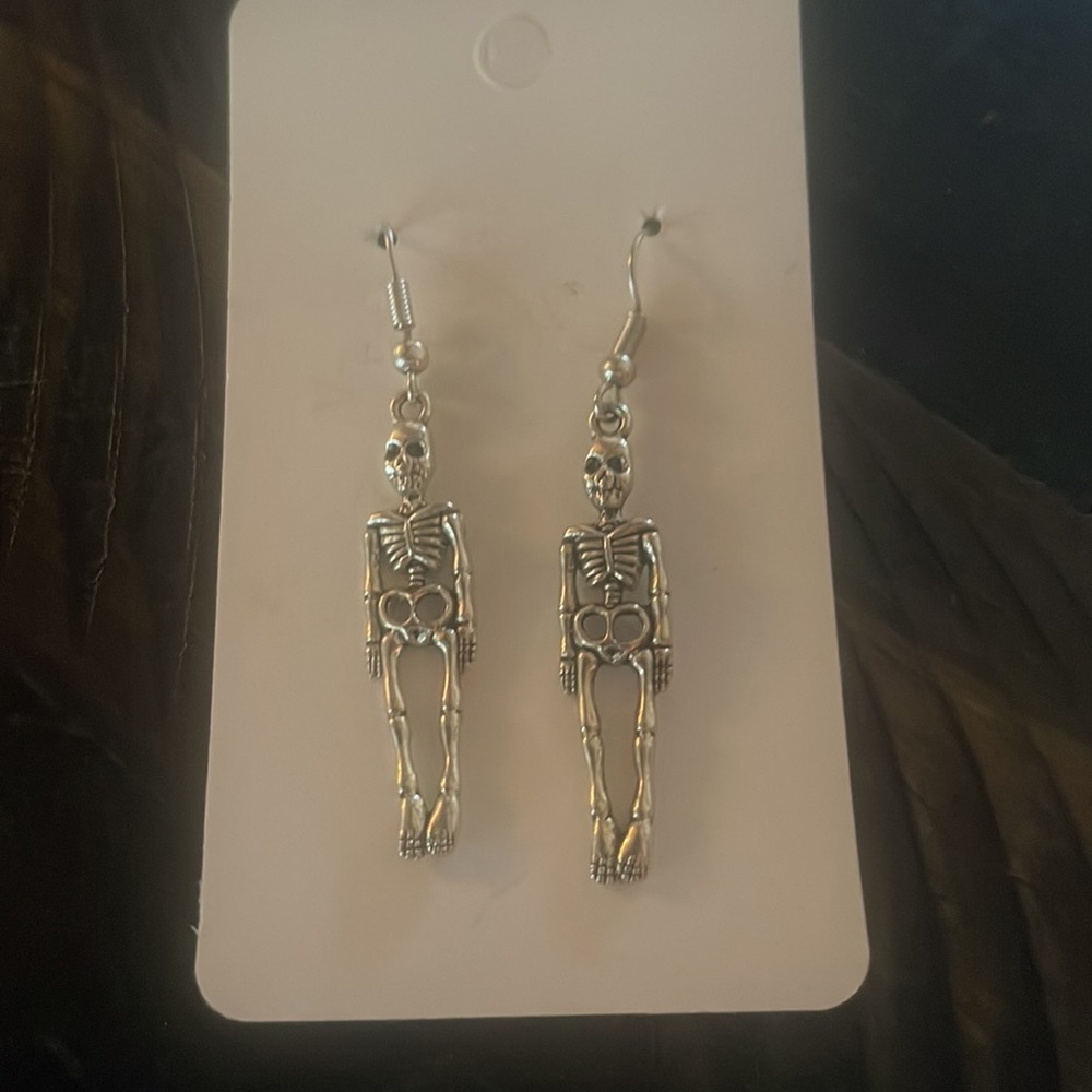 Skeleton earrings
